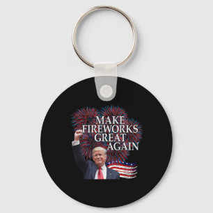 Trump 4 juli Laat Vuurwerk Weer Groot Worden Patri Sleutelhanger