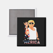 Trump 4 juli magneet (Voorkant / Achterkant)