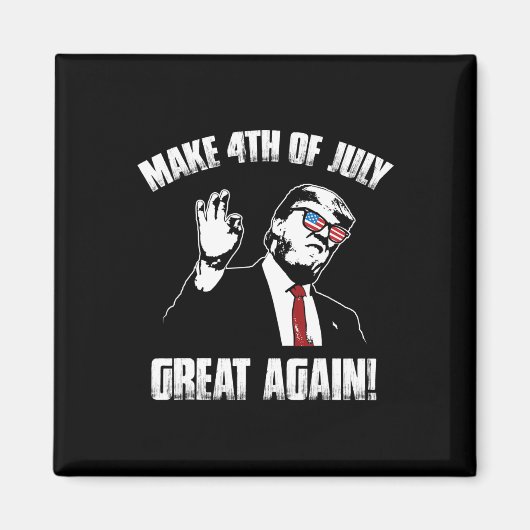 Trump 4 juli magneet (Voorkant)