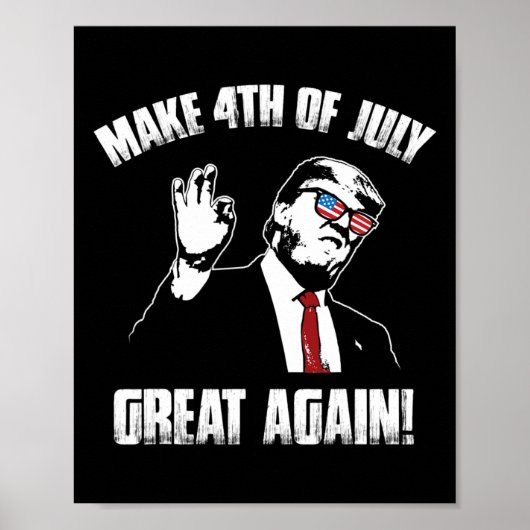 Trump 4 juli poster (Voorkant)