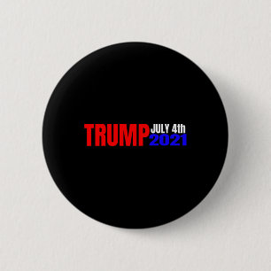 Trump 4 juli ronde button 5,7 cm
