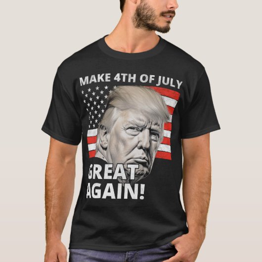 Trump 4 juli t-shirt (Voorkant)