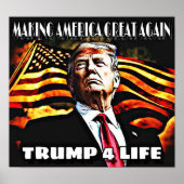 Trump 4 Life Poster (Voorkant)