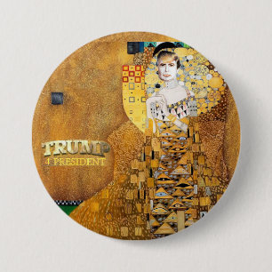 Trump 4 President Ronde Button 7,6 Cm