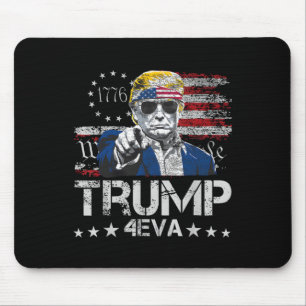Trump 4eva 4 juli voor altijd liefde president wij muismat