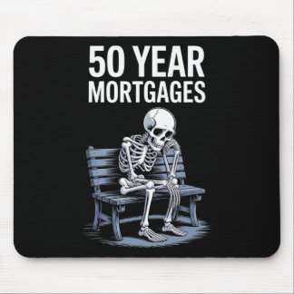 Trump 50 Year Mortgages Funny Skeleton  Muismat
