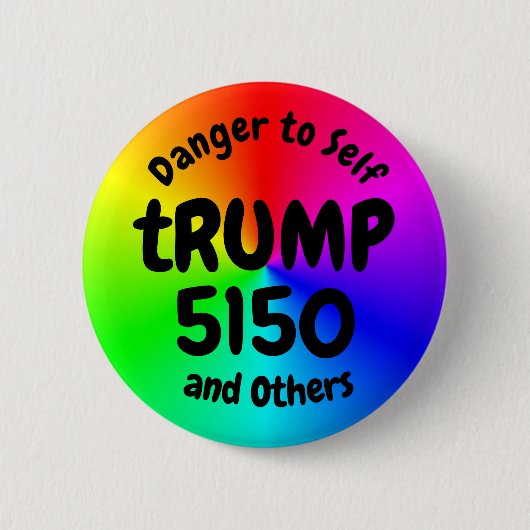 tRUMP 5150 (tekst bewerken) Ronde Button 5,7 Cm (Voorkant)