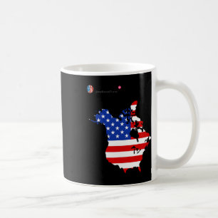 Trump 51 State of American Canada Vlag Verenigde S Koffiemok