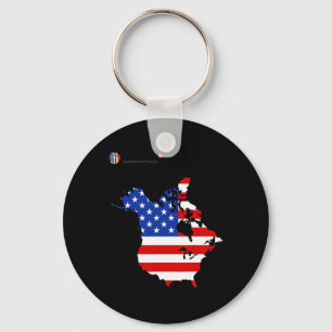 Trump 51 State of American Canada Vlag Verenigde S Sleutelhanger