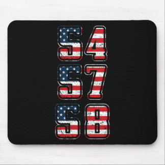 Trump 54 57 58 Presidentieel Shirt, Derde Presiden Muismat