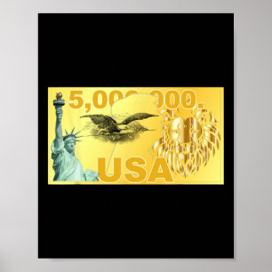 Trump 5 miljoen dollar rijke migrant Amerikaanse g Poster