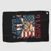 Trump 9 leeft in Baby Golfhanddoek (Horizontaal)