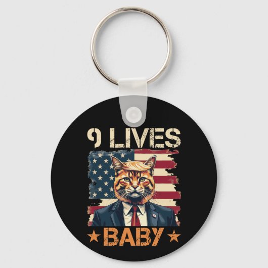 Trump 9 leeft in Baby Sleutelhanger (Voorkant)