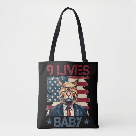 Trump 9 leeft in Baby Tote Bag (Voorkant)