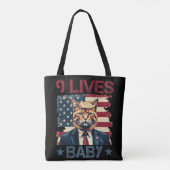 Trump 9 leeft in Baby Tote Bag (Achterkant)