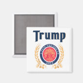Trump A Fine President 2024 Magneet (Voorkant / Achterkant)