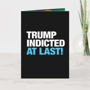 Trump aangegeven bedankkaart