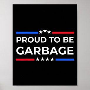 Trump-aanhanger afval poster