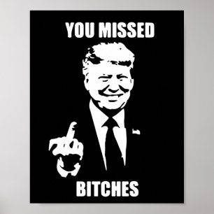 Trump aanval op Trump gevecht voor Amerika onder T Poster