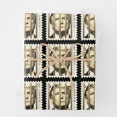 Trump achter het ontwerp van de gouden gevangenisb inpakpapier vel (In situ)