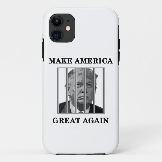 Trump Achter Tralies Case-Mate iPhone Case (Achterkant)