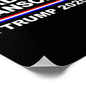 Trump Afzettings Hoax T-shirt Lees het Transcript Poster (Hoek)