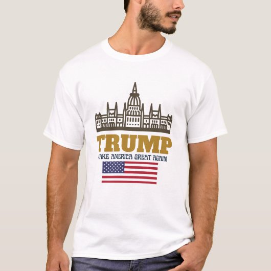 Trump Again 2025 – Patriotic Bold Statement Gift  T-shirt (Voorkant)