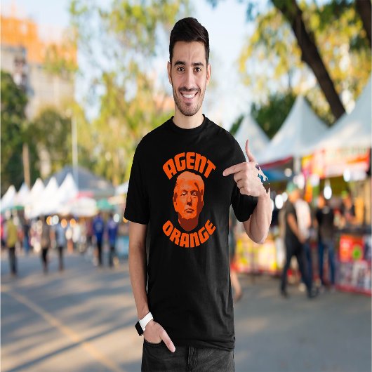 Trump Agent Oranje Anti-Donald Trump T-shirt