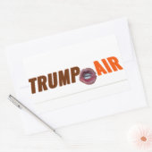 Trump Air Au Naturel Clear Rechthoekige Sticker (Envelop)
