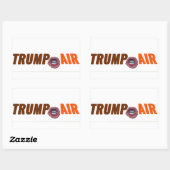 Trump Air Au Naturel Clear Rechthoekige Sticker (Vel)