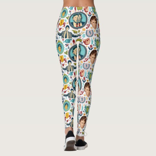 Trump all Over - 1 Leggings (Achterkant)
