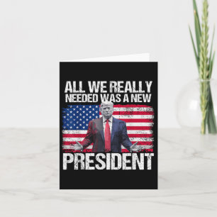 Trump: alles wat we nodig hadden was een nieuw Pre Kaart