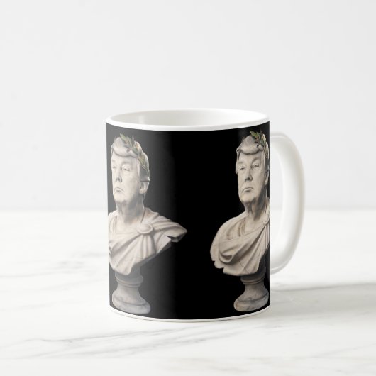 TRUMP als Caesar Grappig Cadeau Koffiemok (Voorkant rechts)