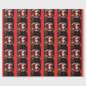 TRUMP ALS KERSTINPAKPAPIER VAN DE KERSTMAN CADEAUPAPIER (Vlak)