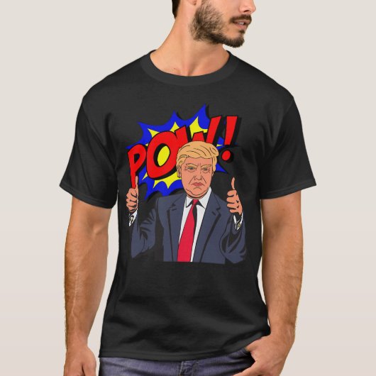 Trump als komiek t-shirt (Voorkant)