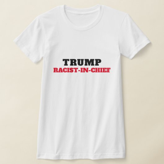 Trump als racist t-shirt (Laagn)
