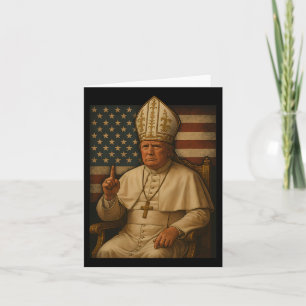 Trump als Vaticaanse Kerk Paus Republikeins Maak V Kaart