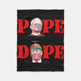 Trump als Vaticaanse Kerk Paus Trump Grappig Vatic Fleece Deken