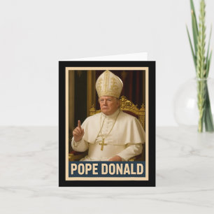 Trump als Vaticaanse Kerk Paus Trump Grappig Vatic Kaart