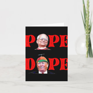 Trump als Vaticaanse Kerk Paus Trump Grappig Vatic Kaart