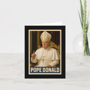 Trump als Vaticaanse Kerk Paus Trump Grappig Vatic Kaart