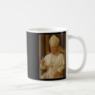 Trump als Vaticaanse Kerk Paus Trump Grappig Vatic Koffiemok