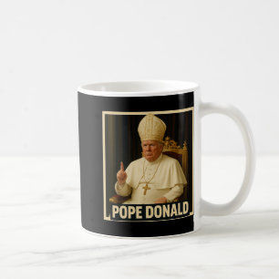 Trump als Vaticaanse Kerk Paus Trump Grappig Vatic Koffiemok