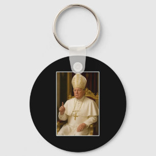 Trump als Vaticaanse Kerk Paus Trump Grappig Vatic Sleutelhanger