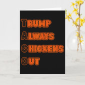 Trump altijd een bangerd meme kaart (Gele Bloem)