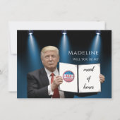 Trump Amazing Maid of Honor Kaart (Voorkant)