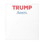 Trump Amen Notitieblok (Voorkant)