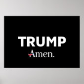 Trump Amen Poster (Voorkant)