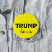 Trump Amen Ronde Button 4,0 Cm (In situ)