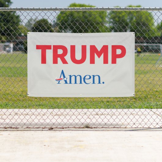 Trump Amen Spandoek (Insitu)